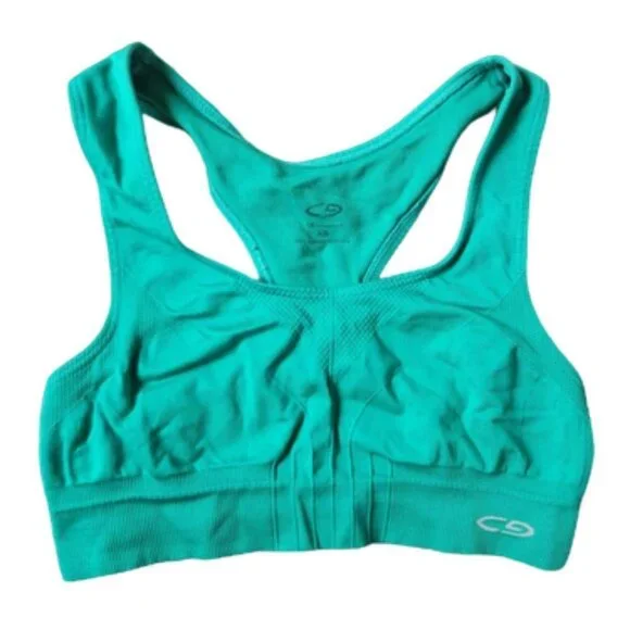 Champion Green Sports Bra || XS EUC - Picture 1 of 7